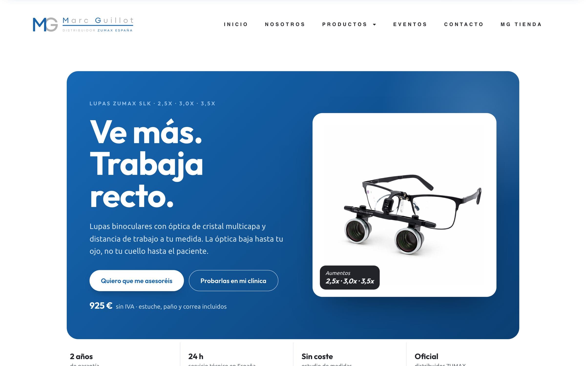 Web de MG Dental